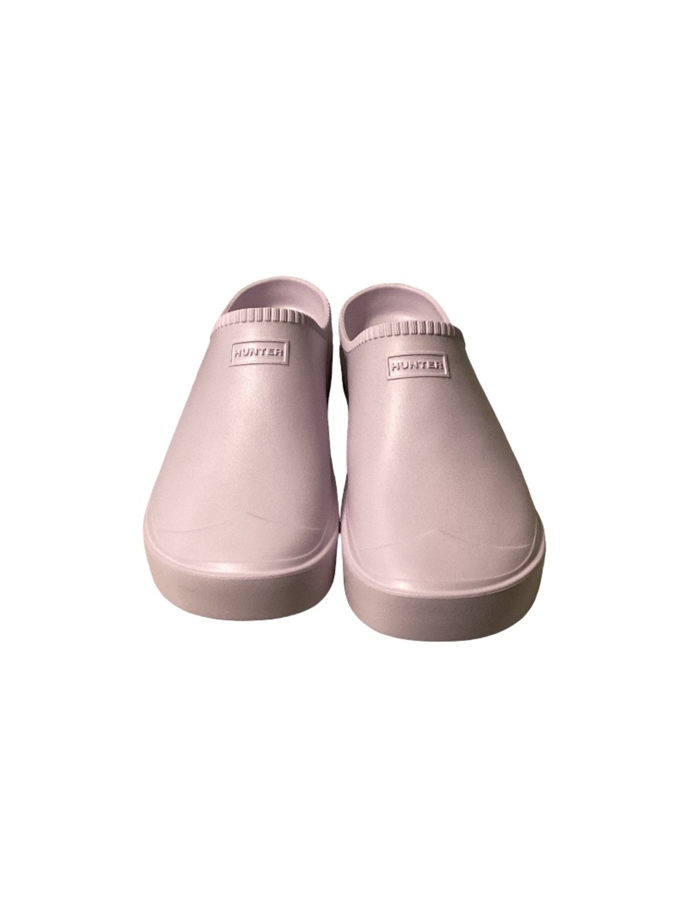 Hunter Women's Pale Pink Waterproof Clog Mules
